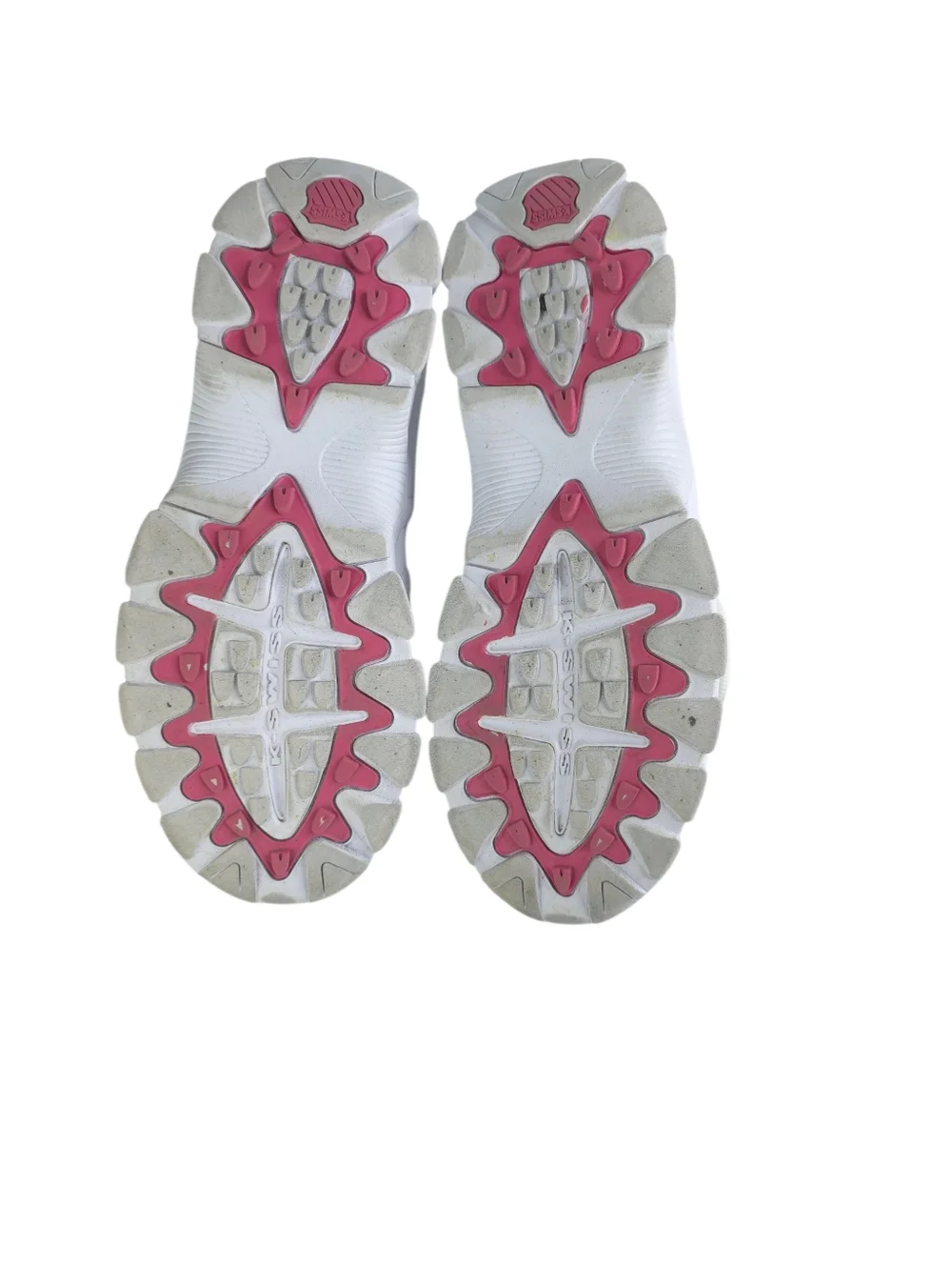 K-Swiss ST329 CMF White And Pink Tennis Shoe Size 9 wide - Picture 5 of 8